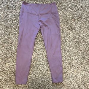 Danskin Purple Leggings Athletic Stretchy Bottoms